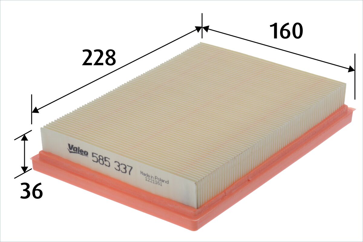 VALEO 585337 Air Filter for...